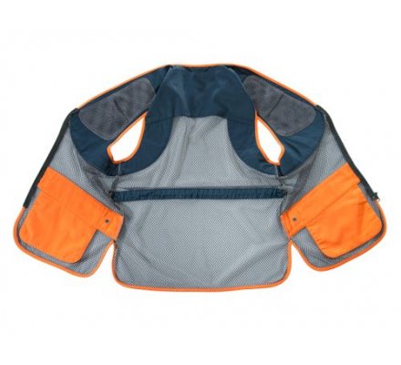 Gilet de tir ball-trap unisexe Full Mesh bleu/orange BERETTA