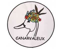 Écusson brodé Le Canarvaleux 9cm - 10935