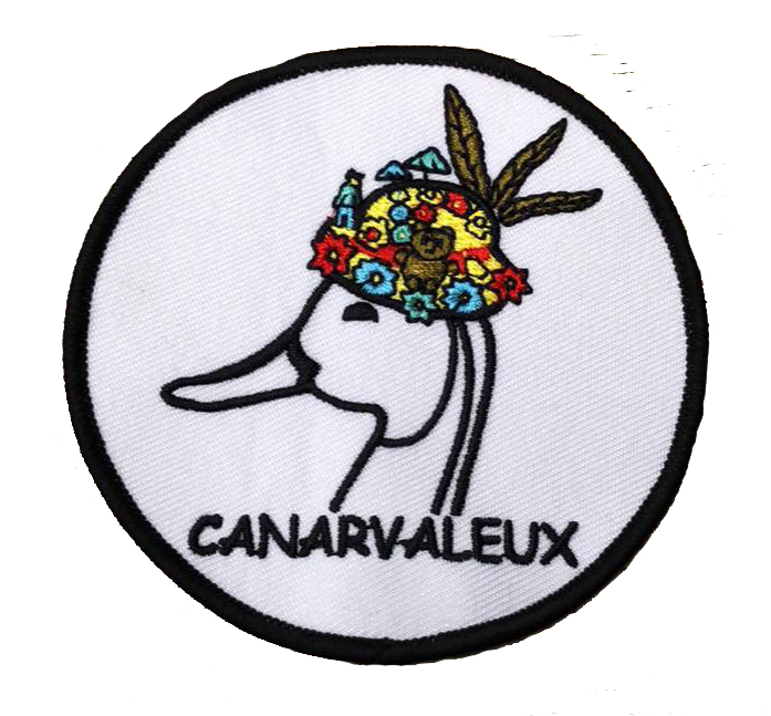 Écusson brodé Le Canarvaleux 9cm - 10935