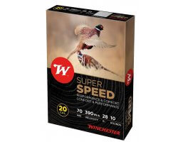 Cartouches Winchester Super Speed G2 28 BJ cal 20