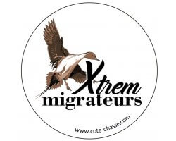 Autocollant canard pilet XTREM MIGRATEURS 