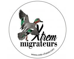 Autocollant sarcelle d'hiver XTREM MIGRATEURS