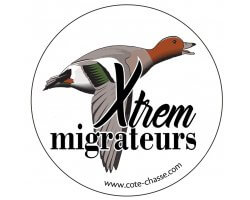 Autocollant canard siffleur XTREM MIGRATEURS 