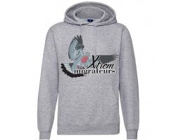 Sweat pigeon ramier gris chiné XTREM MIGRATEURS