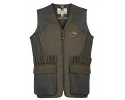 Gilet de chasse sans manches Tradition broderie sanglier Percussion