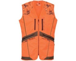 Gilet de chasse Griffon kaki orange VERNEY CARRON