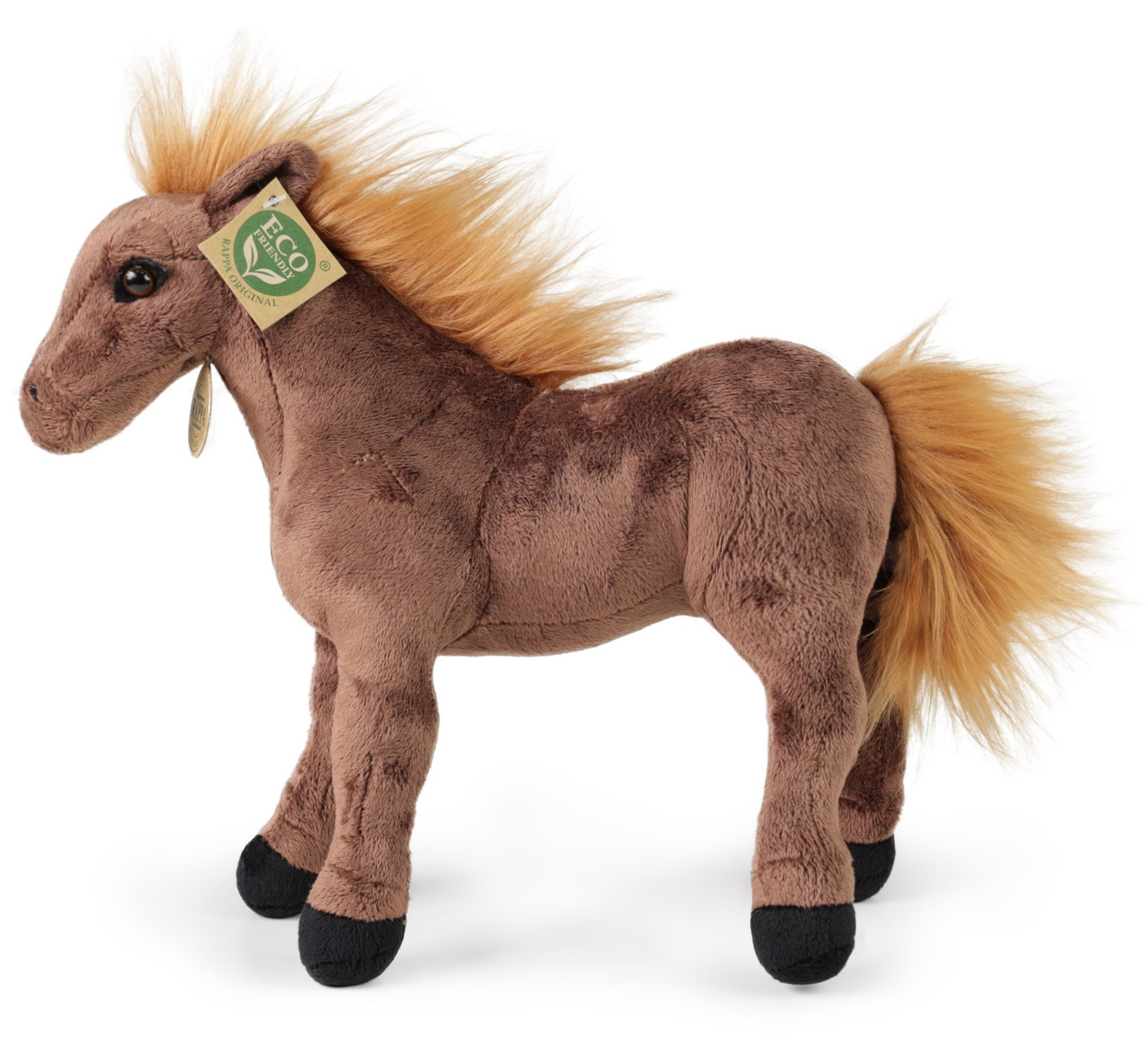 peluche Cheval de 28 cm Marron