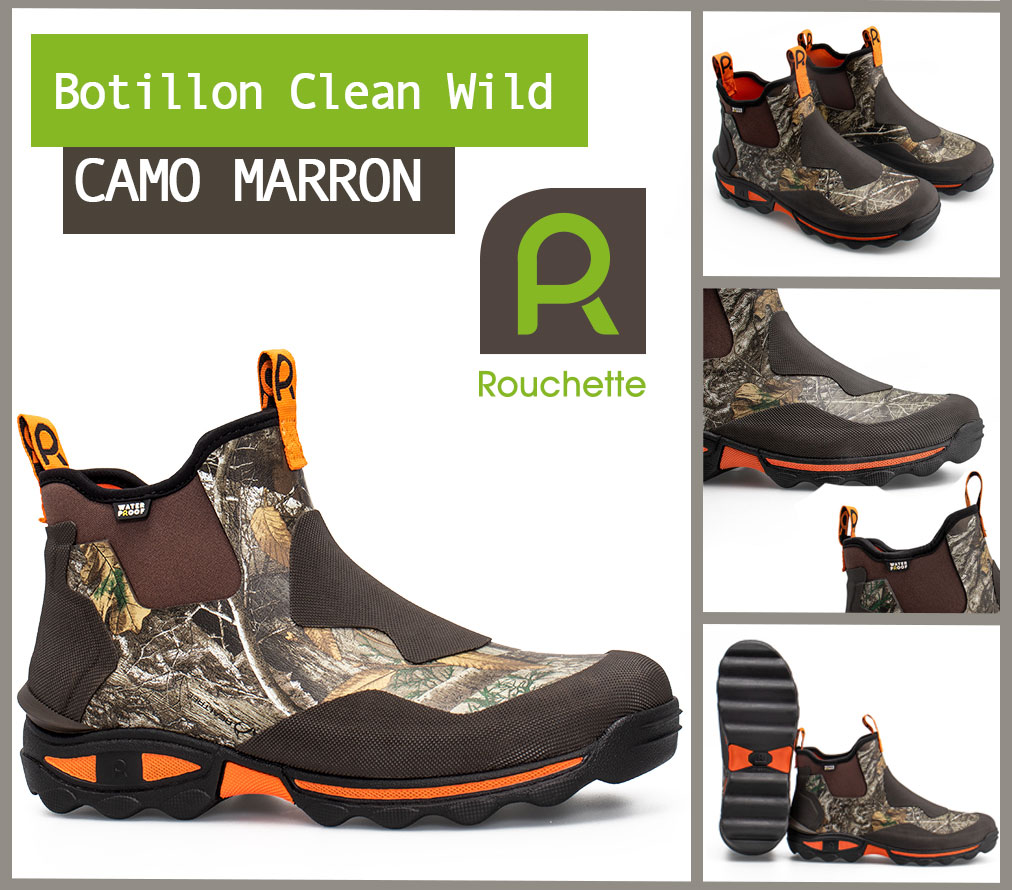 Bottillon Clean WILD camo Rouchette